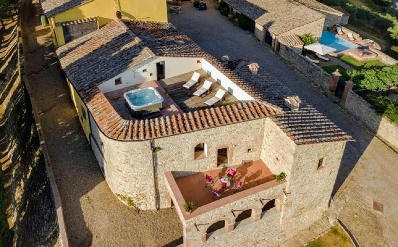 Elegant Villa Wing Of Castello Di Cacchiano By Vacavilla Monti di Sotto Exterior foto